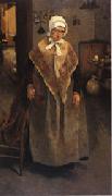 Leon Frederic Old Servant Woman oil painting on canvas